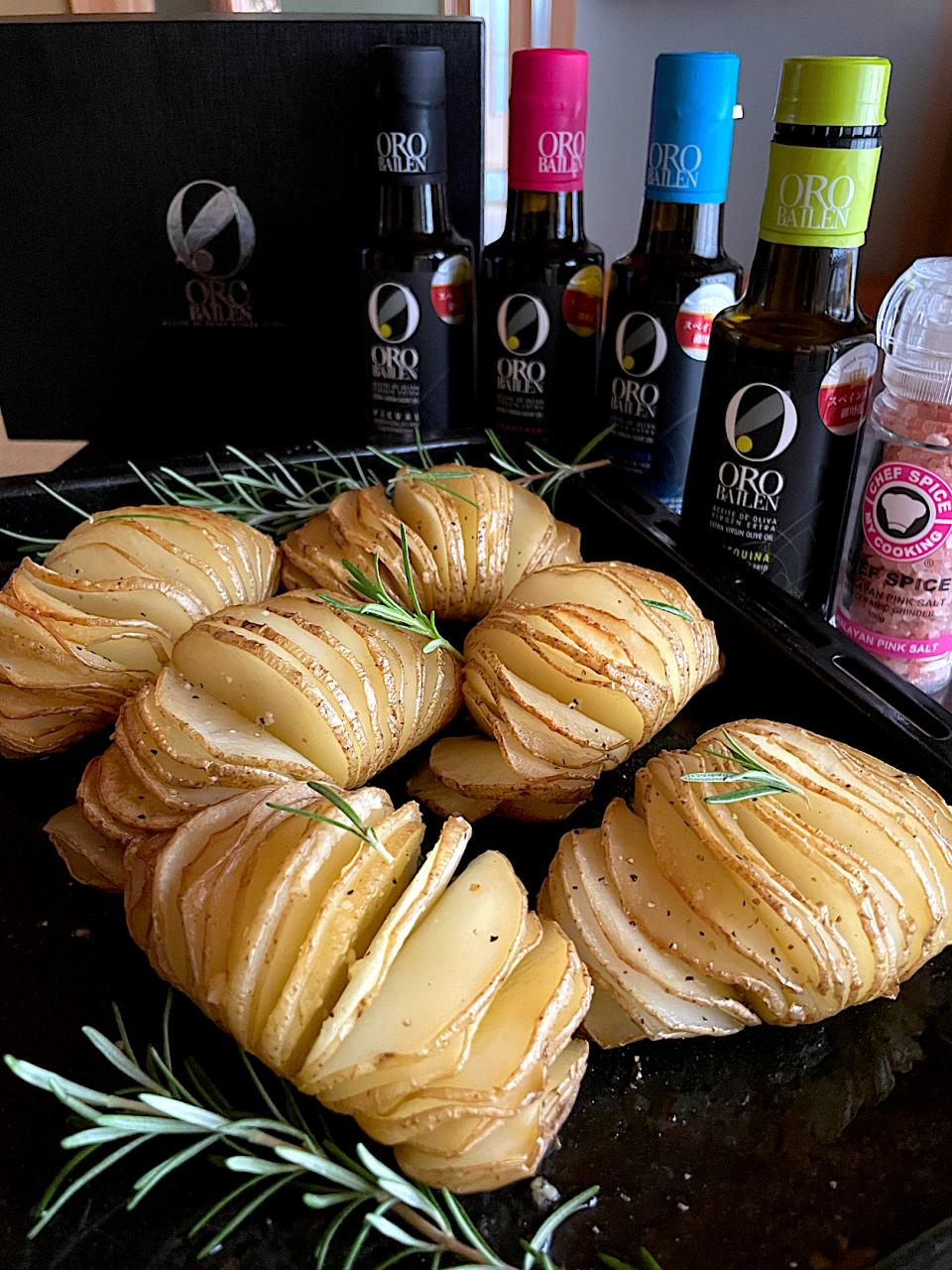 【オロバイレン💛オリーブオイル使用】ハッセルバック🥔